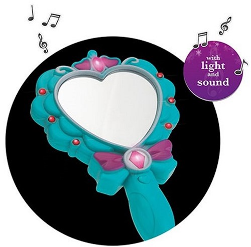 PRINCESS FRIENDS Magische spiegel prinses + Licht & Geluid Bllauw 19x29cm-3