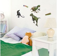 WORLD OF DINOSAURS Muurdeco stickers XXL Vel 37x63cm-3