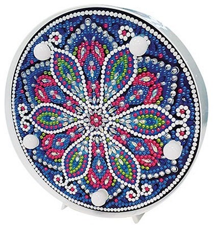 Diamond Painting Lamp Mandala (diy) 15x15cm-3