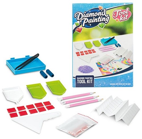 Diamond Painting Kit met Pennen + Pincet + Lijm 10,5x14,5cm