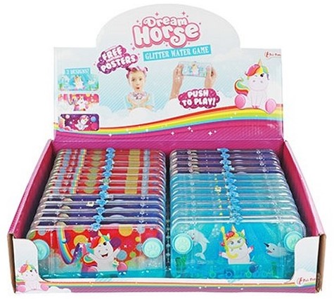 DREAM HORSE Water geduldspel Eenhoorn 4 assorti in display 7x15,5cm-2
