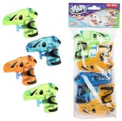 SPLASH Mini waterpistool 4 stuks in zak 27x12,5cm